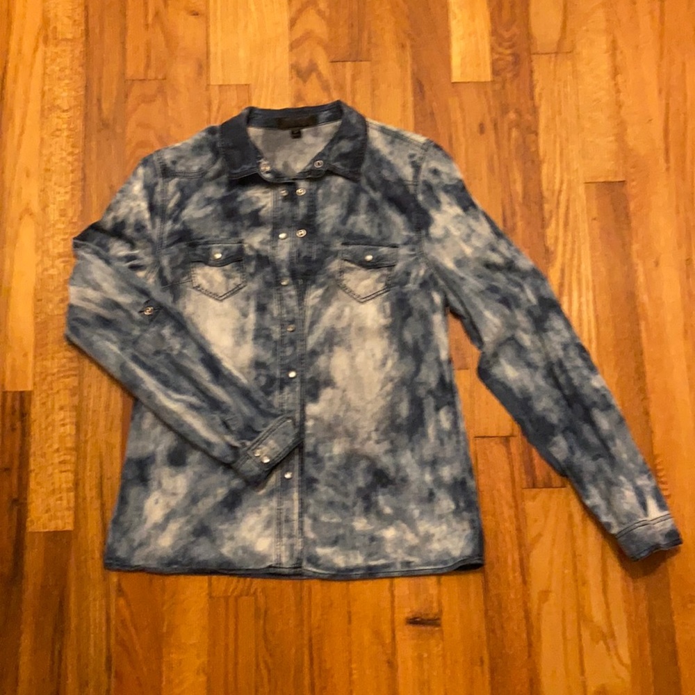 Fire Los Angeles chambray with Pearl snaps